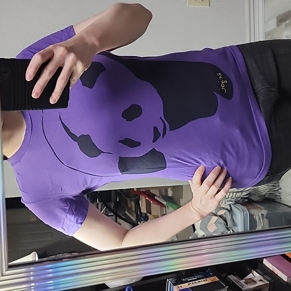 Enjoi Purple panda tee